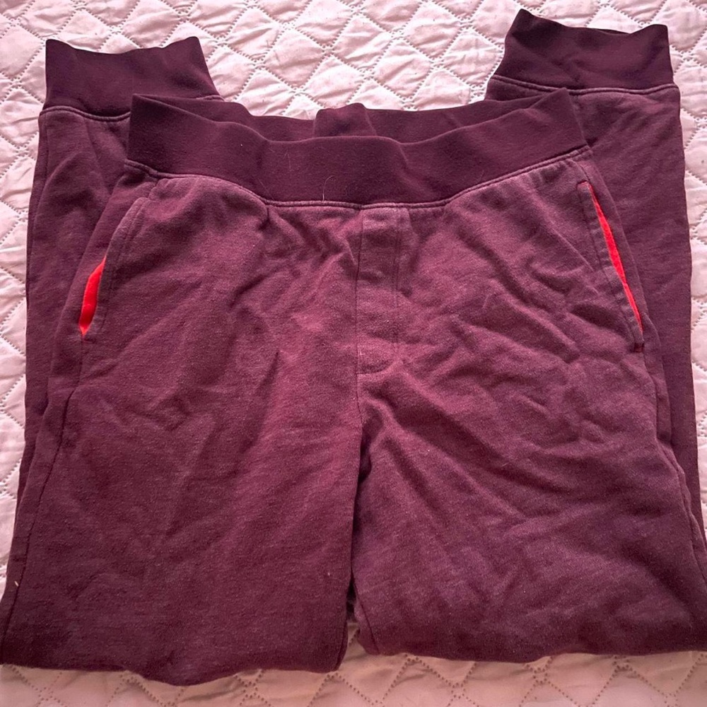 Purpleish/maroon sweatpants